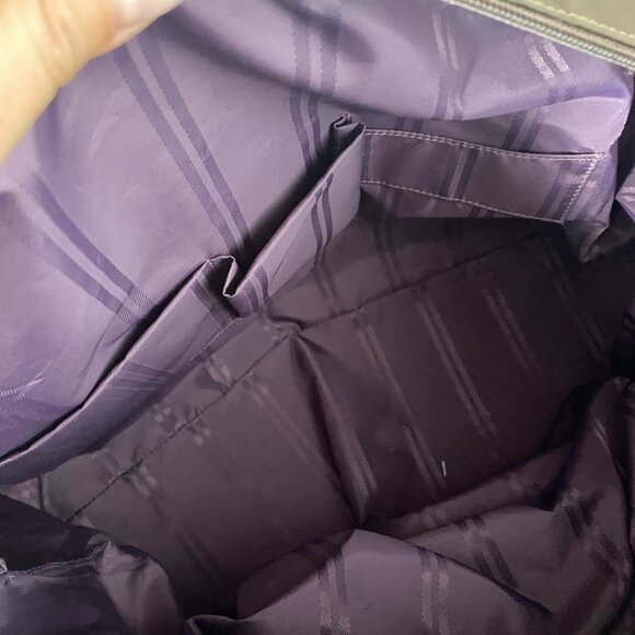 TUMI  Brown Nylon and Leather Tote Travel Carry-On Bag - Picture 9 of 16